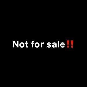 NOT FOR SALE
